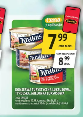 Konserwa Krakus promocja w Arhelan