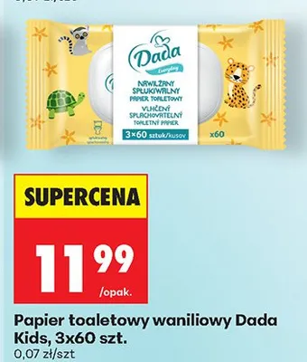 Papier toaletowy nawilżony promocja w Biedronka