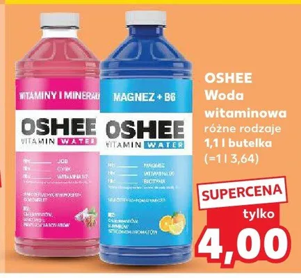 Woda witaminowa różne rodzaje promocja w Kaufland