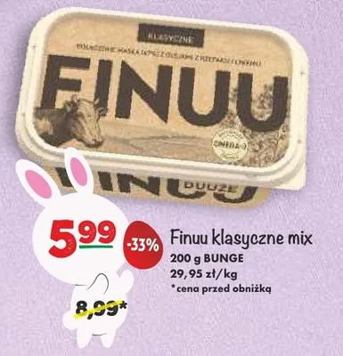 Miks tłuszczowy Finuu klasyczne promocja w Arhelan