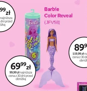 Lalka Barbie Color Reveal promocja w Dzień Dziecka
