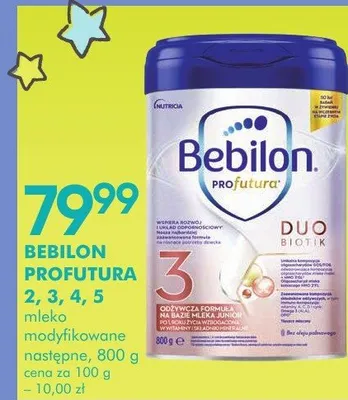 Mleko modyfikowane bebilon profutura 2,3, 4,5 promocja w Super-Pharm
