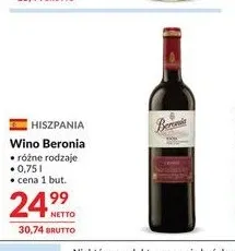 Wino Beronia promocja w Makro