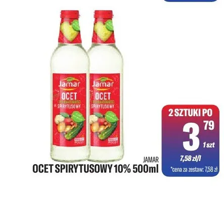 Ocet spirytusowy Jamar 10% promocja w Tomi Markt