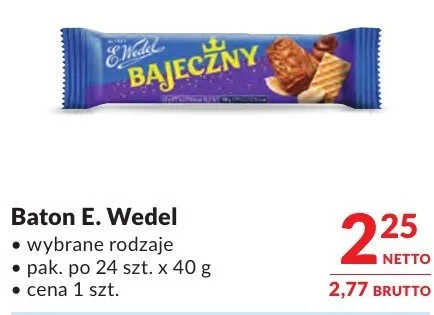 Baton E.Wedel Bajeczny promocja w Makro