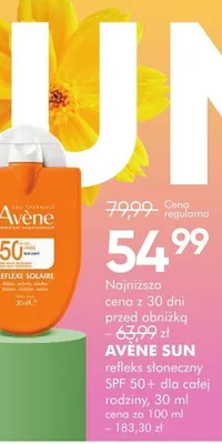 Refleks słoneczny Avene Sun promocja w Super-Pharm