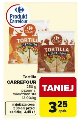 Tortilla CARREFOUR promocja w Carrefour Market