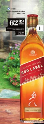 Whisky Johnnie Walker Red Label promocja w POLOmarket