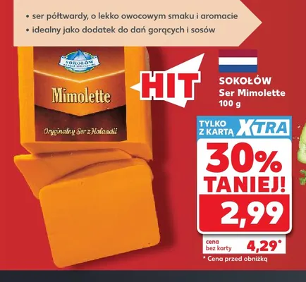 Ser mimolette Sokołów promocja w Kaufland