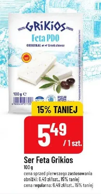 Ser Feta Grikios promocja w POLOmarket