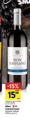 Wino vino tinto semiseco wybrane rodzaje promocja w Intermarche
