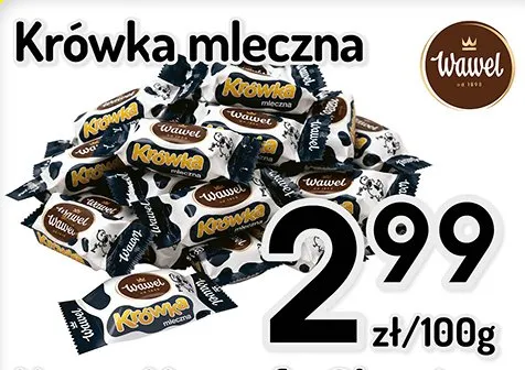 Krówka mleczna Wawel promocja w Delikatesy Piotruś Pan