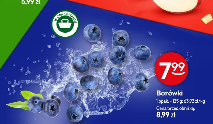 Borówki promocja w Żabka