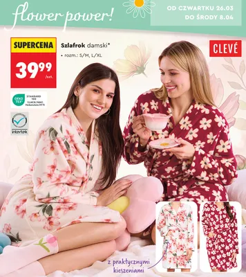Szlafrok damski promocja w Biedronka