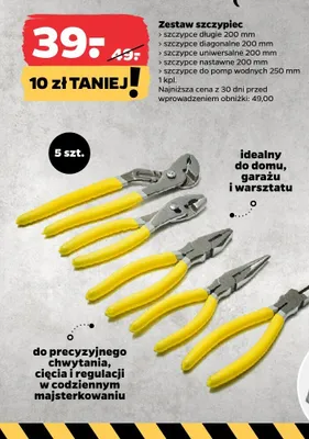 Zestaw szczypiec promocja w Netto