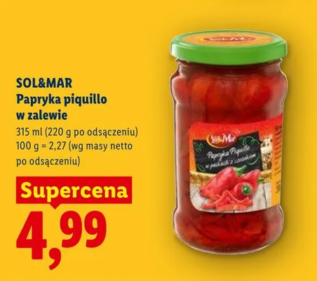 Papryka piquillo w zalewie promocja w Lidl