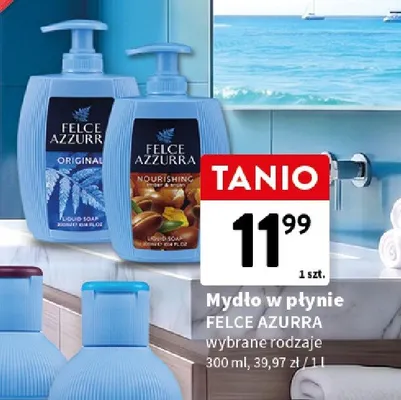 Mydło w płynie Felce Azzurra promocja w Intermarche