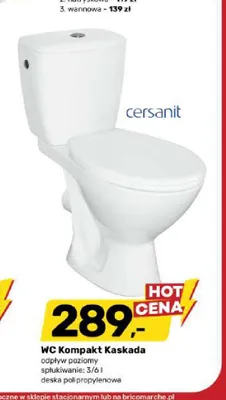 WC Kompakt Kaskada promocja w Bricomarche