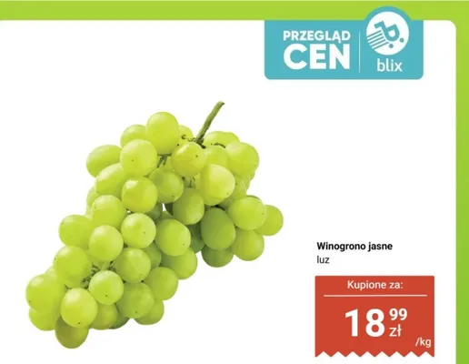 Winogrono jasne promocja w Dino