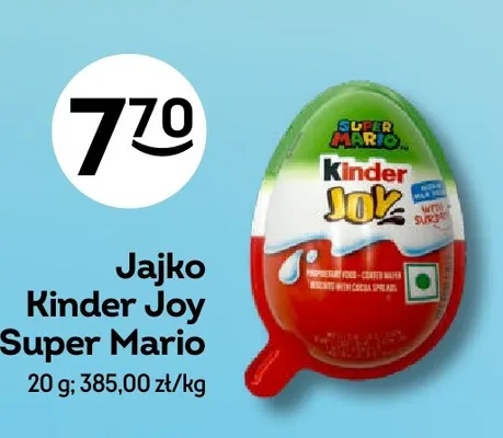 Jajko Kinder Joy Super Mario promocja w Żabka