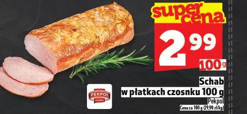 Schab w płatkach czosnku promocja w TOPAZ