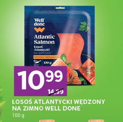 Łosoś atlantycki wędzony na zimno promocja w Stokrotka