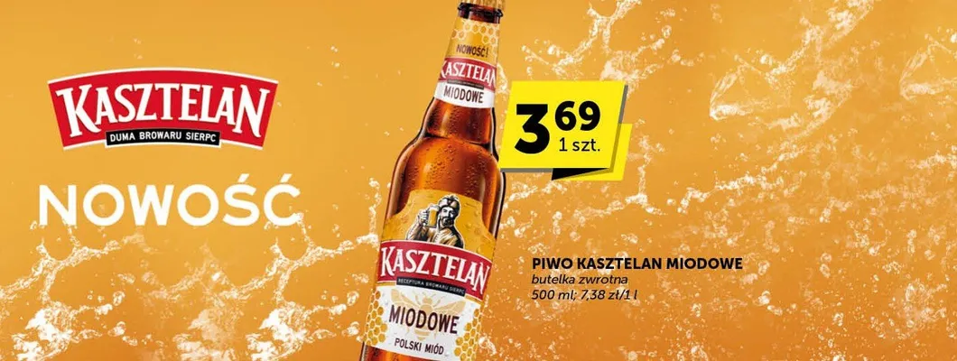 Piwo Kasztelan Miodowe promocja w ABC