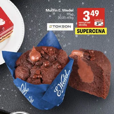 Muffin E. Wedel promocja w Delikatesy Centrum