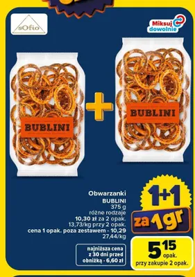 Obwarzanki Bublini promocja w Carrefour Market