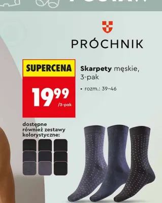 Skarpety męskie 3-pak promocja w Biedronka