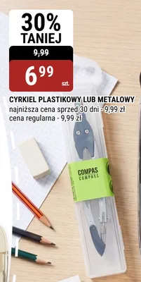 Cyrkiel plastikowy promocja w bi1