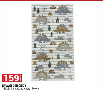 Dywan dziecięcy 160x230cm promocja w Merkury Market