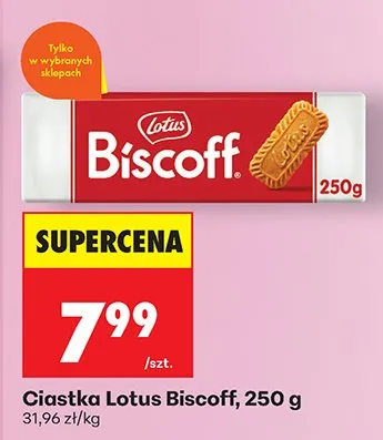 Ciastka Biscoff promocja w Biedronka