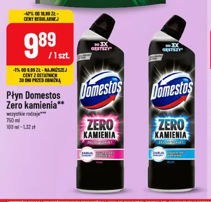 Płyn Domestos Zero kamienia promocja w POLOmarket
