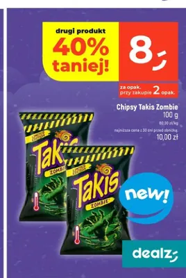 Chipsy Takis Zombie promocja w Dealz