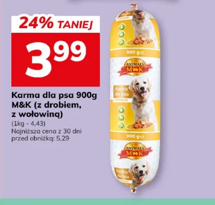 Karma dla psa M&K promocja w Hitpol