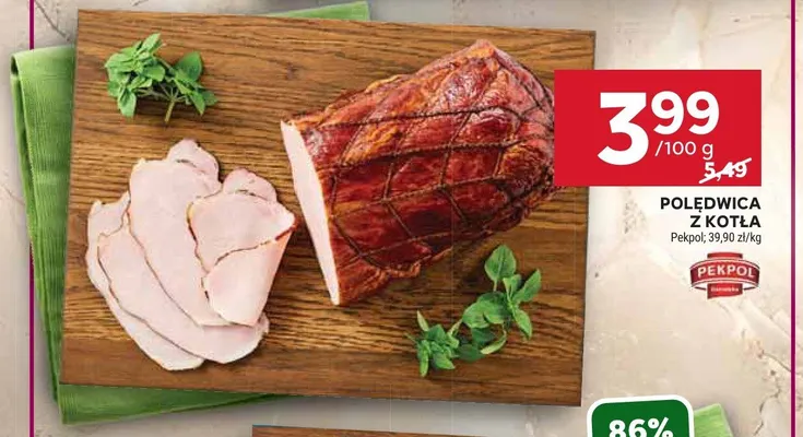 Polędwica z kotła Pekpol promocja w Stokrotka