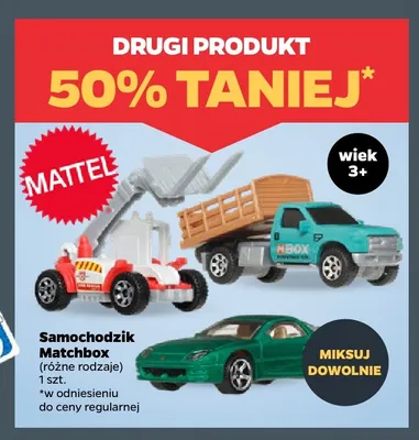 Samochodzik Matchbox promocja w Netto