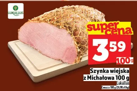 Szynka wiejska z Michałowa promocja w TOPAZ