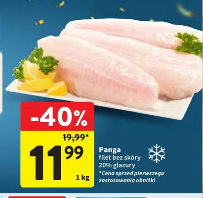 Panga filet bez skóry promocja w Intermarche