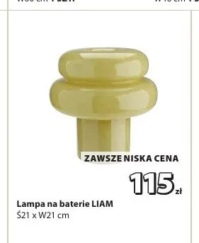Lampa na baterie LIAM promocja w Jysk
