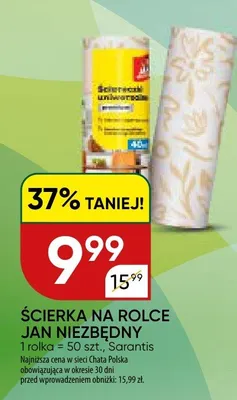 Ścierka na rolce Jan Niezbędny promocja w Chata Polska