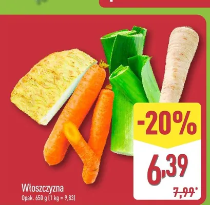 Włoszczyzna promocja w Aldi
