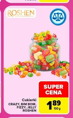 Cukierki Jelly Roshen promocja w Carrefour Market