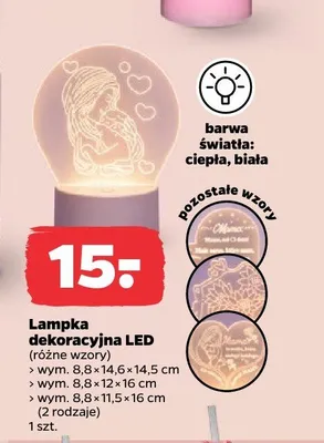 Lampka dekoracyjna LED promocja w Netto