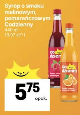 Syrop o smaku malinowym Codzienny promocja w Delikatesy Centrum