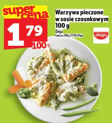 Warzywa pieczone w sosie czosnkowym promocja w TOPAZ