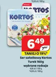 Ser sałatkowy Kortos Turek promocja w Delfin