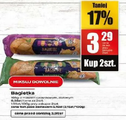 Bagietka promocja w Supeco