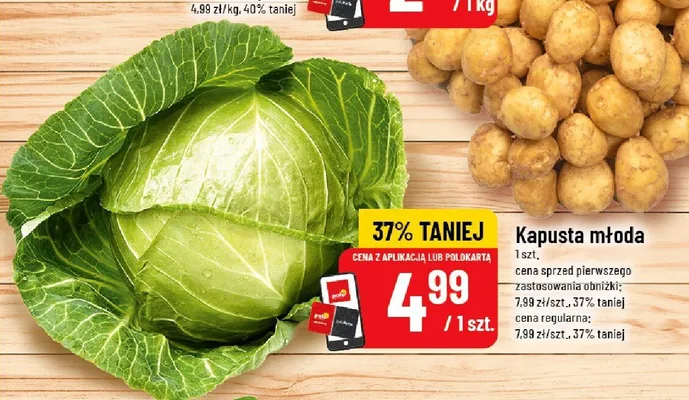 Kapusta młoda promocja w POLOmarket
